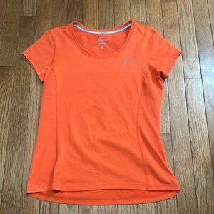 Nike Fitted Orange Short Sleeve Tee